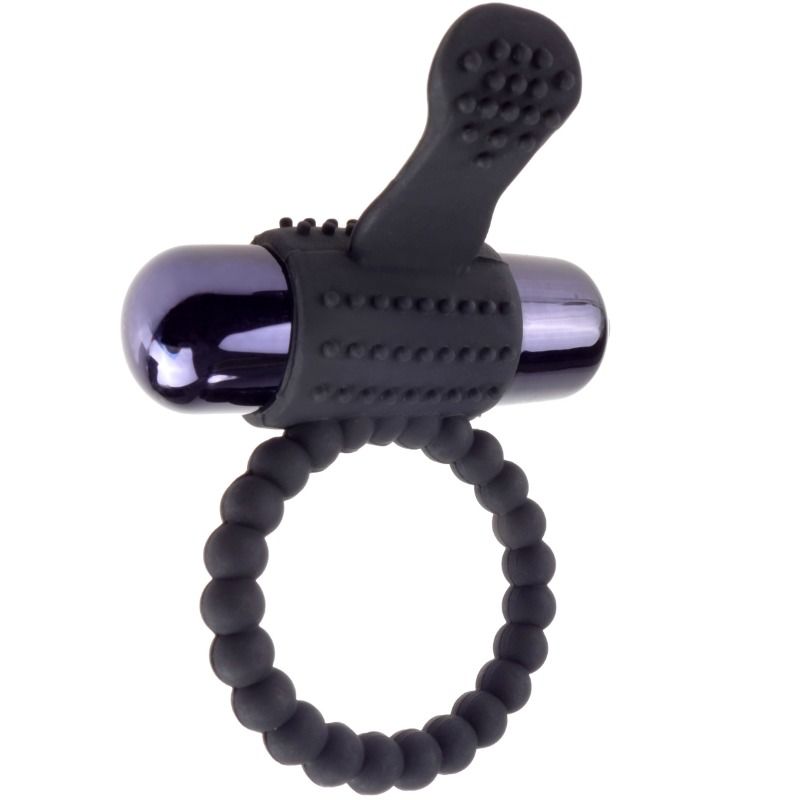 FANTASY C-RINGZ - ANNEAU VIBRANT EN SILICONE NOIR FANTASY C-RING -