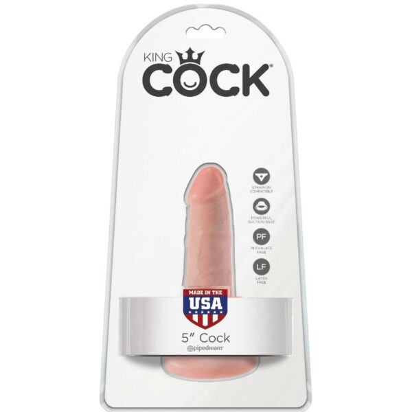 KING COCK - GODE AVEC COUILLES 14 CM CHAIR - – Image 4