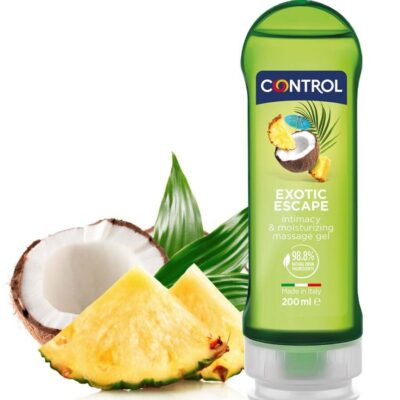 CONTROL - 2 EN 1 MASSAGE & PLAISIR EXOTIQUE 200 ML -