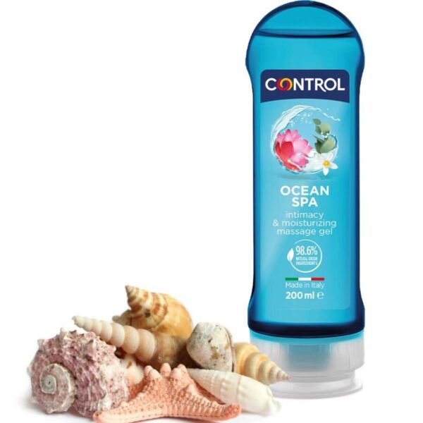 CONTROL - 2 EN 1 MASSAGE & PLAISIR MER MÉDITERRANÉE 200 ML -
