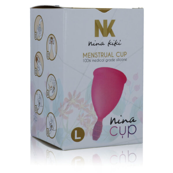 NINA KIKÍ - COUPE MENSTRUELLE ROSE TAILLE L -