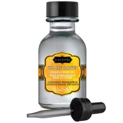 KAMASUTRA - HUILE COMESTIBLE NOIX DE COCO ET ANANAS 22 ML -
