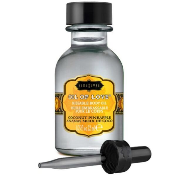 KAMASUTRA - HUILE COMESTIBLE NOIX DE COCO ET ANANAS 22 ML -