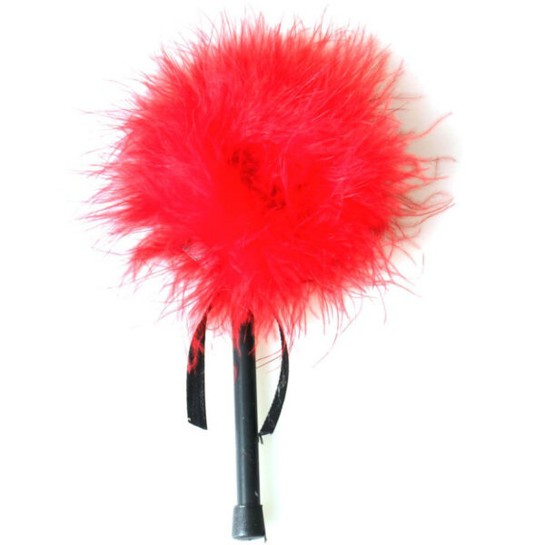 SECRETPLAY - DUSTER DE MARABOU ROUGE - – Image 3