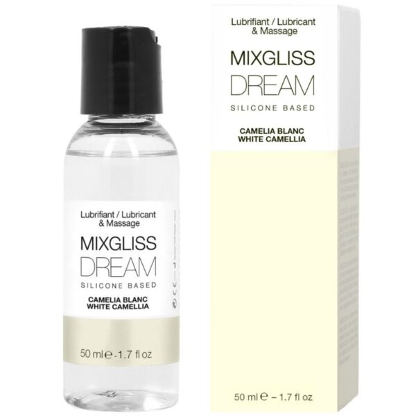 MIXGLISS - LUBRIFIANT SILICONE CAMELIA BLANC DREAM 50 ML -