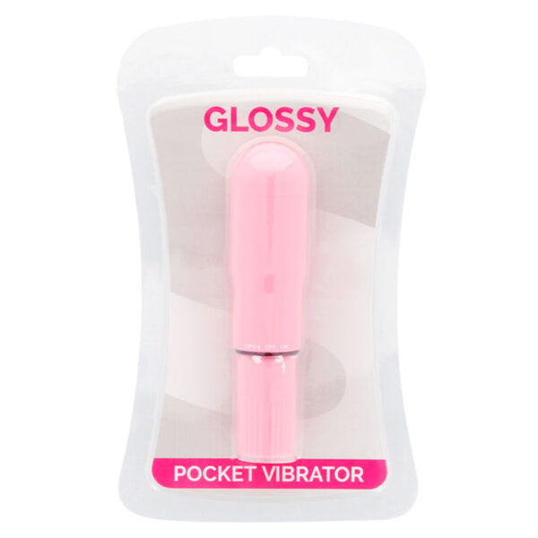 GLOSSY - VIBRATEUR DE POCHE ROSE - – Image 3