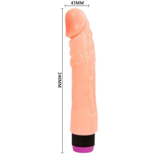 BAILE - VIBRATEUR NATUREL FLEXIBLE RÉALISTE 24 CM - – Image 5