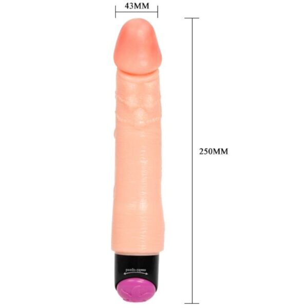 BAILE - VIBRATEUR RÉALISTE FLEXIBLE 25 CM - – Image 6
