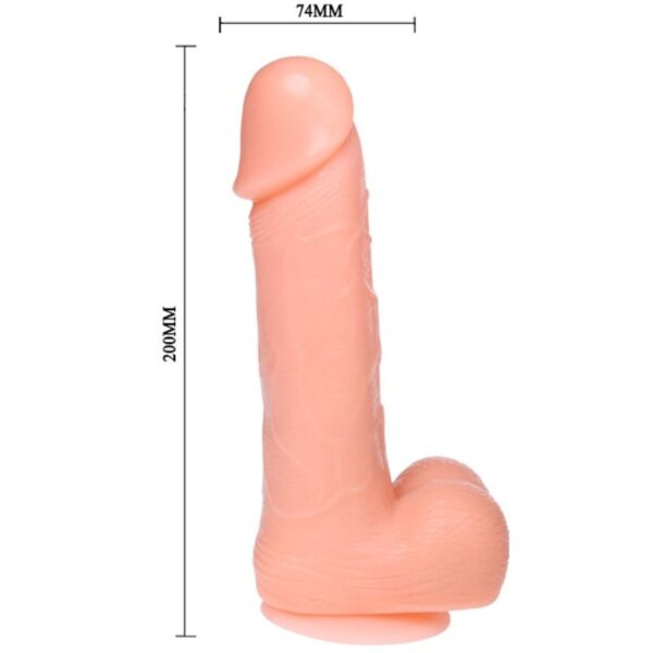 BAILE - GODE RÉALISTE DONG VIBRATION ET ROTATION 20 CM - – Image 6