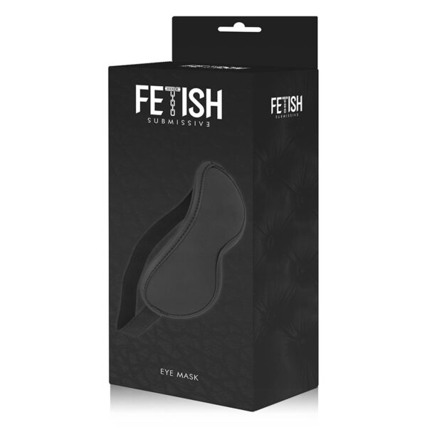 FETISH SUBMISSIVE - MASQUE EN CUIR VÉGAN II AVEC DOUBLURE EN NOPRÈNE - – Image 4
