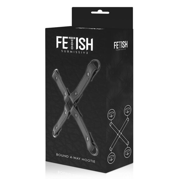 FETISH SUBMISSIVE - UNION DE MENOTTES EN CUIR VÉGAN - – Image 6