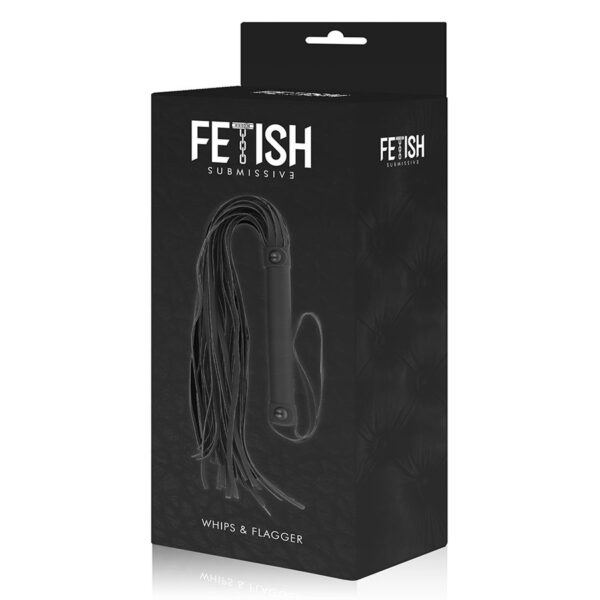 FETISH SUBMISSIVE - FOUET EN CUIR VÉGÉTALIEN - – Image 6