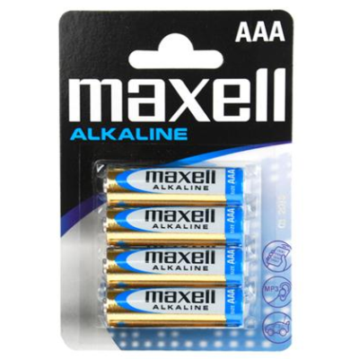 MAXELL - BATTERIE AAA 4 PIÈCES -