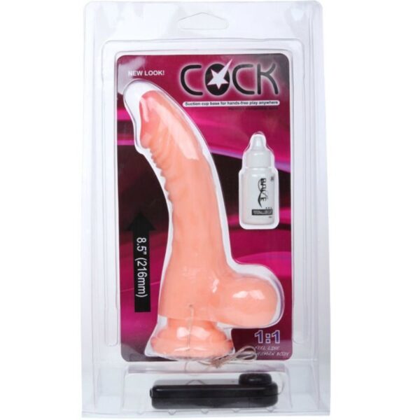 BAILE - GODE  BITE RÉALISTE AVEC VIBRATION 21.6 CM - – Image 4