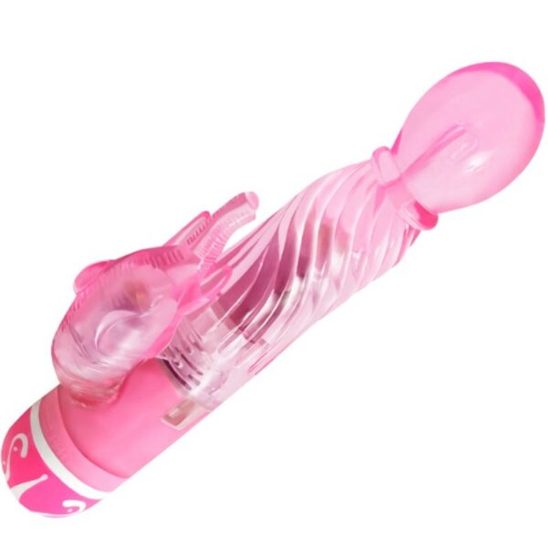 BAILE - VIBRATEUR MULTIVITESSES AVEC STIMULATEUR ROSE - – Image 2