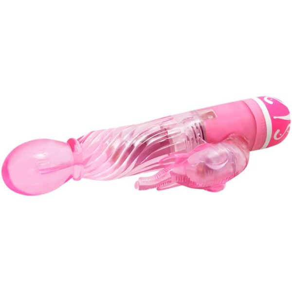 BAILE - VIBRATEUR MULTIVITESSES AVEC STIMULATEUR ROSE - – Image 3