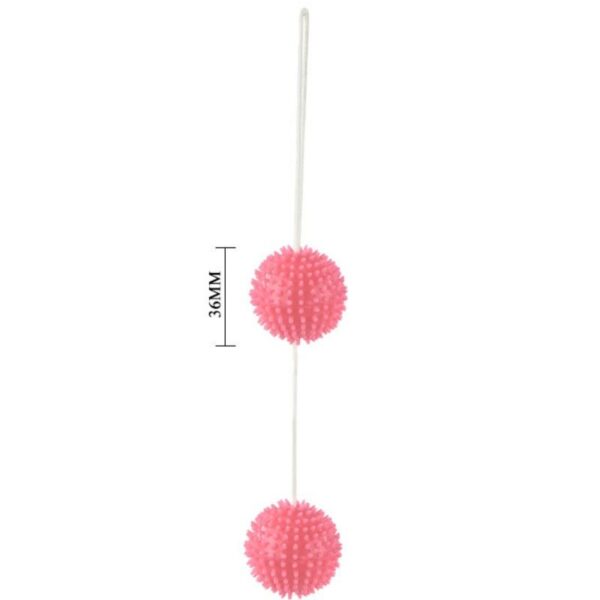 BAILE - BALLES TEXTURÉES ROSE PROFONDEMENT PLAISIR 3.6 CM - – Image 3