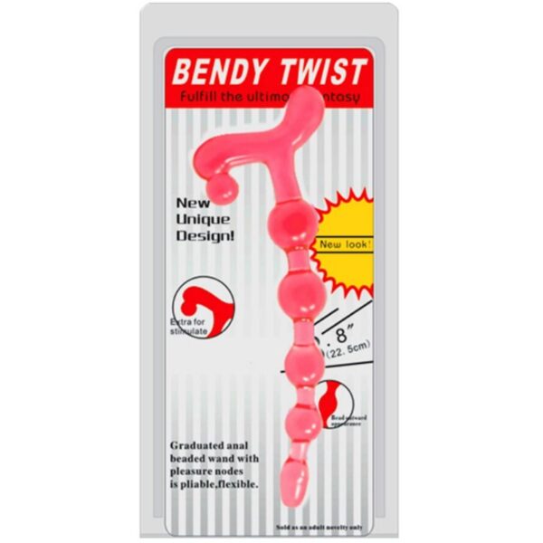 BAILE - BALLES ANAL ROUGES BENDY TWIST - – Image 4