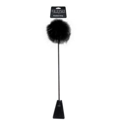 FETISH FANTASY LIMITED EDITION -  BLACK FEATHER CROP -