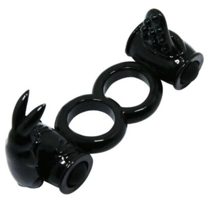 BAILE - SWEET RING DOUBLE ANNEAU AVEC DOUBLE LAPIN -