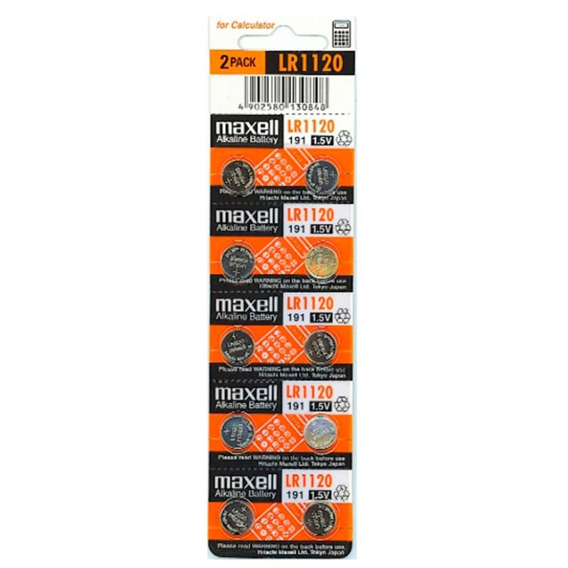 MAXELL - BATTERIE LR1120 1,5V 10 UNITÉS -