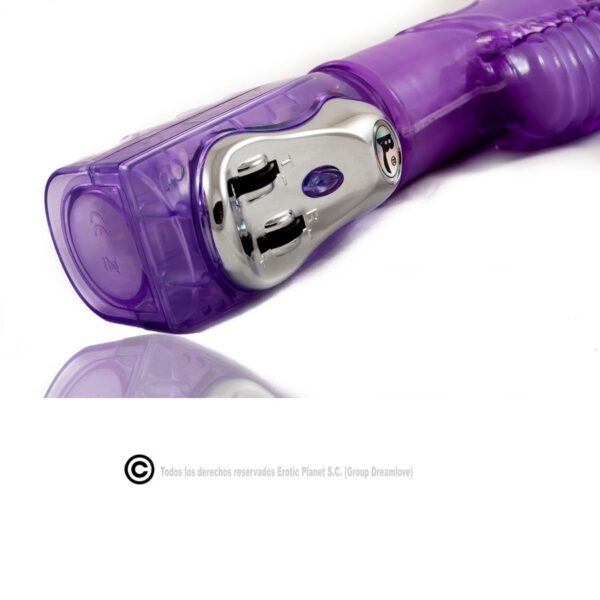 BAILE - ROTATEUR HAUT ET BAS LAPIN LILAS AVEC SUPERSTIMULATEUR - – Image 2
