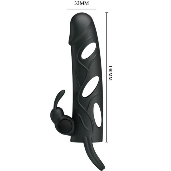 PRETTY LOVE - HOUSSE EN SILICONE AVEC VIBRATION 14 CM 2.0 - – Image 6