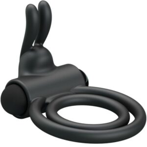 PRETTY LOVE - ANNEAU VIBRATEUR EN SILICONE OSMOND -