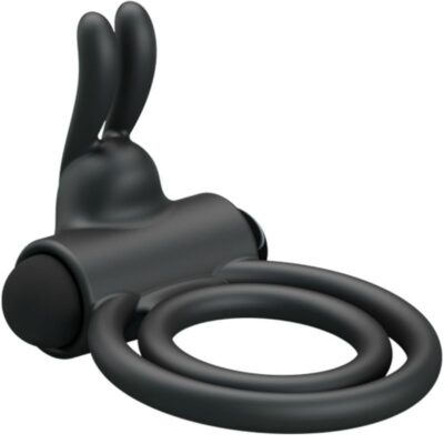 PRETTY LOVE - ANNEAU VIBRATEUR EN SILICONE OSMOND -