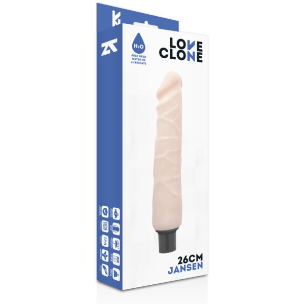 LOVECLONE - VIBRATEUR AUTOLUBRIFIANT JANSEN 26 CM -O- 4.2 CM - – Image 5