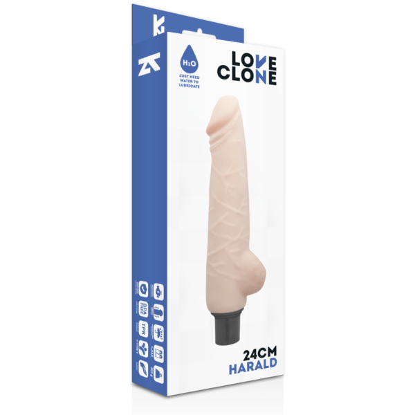 LOVECLONE - VIBRATEUR AUTOLUBRIFIANT HARALD 24 CM -O- 4 CM - – Image 5