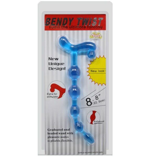 BAILE - BALLES ANAL BLEUES BENDY TWIST - – Image 2