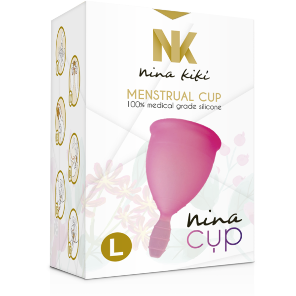 NINA KIKÍ - COUPE MENSTRUELLE ROSE TAILLE L - – Image 7
