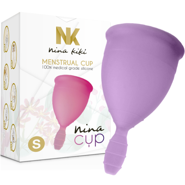NINA KIKÍ - COUPE MENSTRUELLE VIOLET TAILLE S - – Image 4