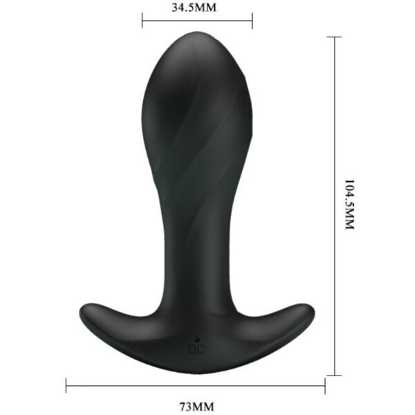 PRETTY LOVE - VIBRATEUR ANAL NOIR - – Image 3
