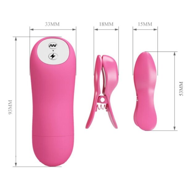 BAILE - PIZZAS ONDES ROMANTIQUES AVEC VIBRATION ET ÉLECTROCHOC FUCHSIA - – Image 6
