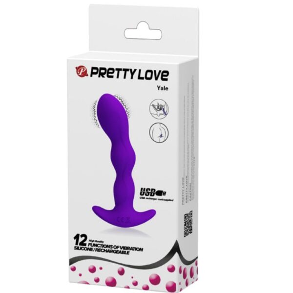 PRETTY LOVE - MASSAGER ANAL 12 MODES DE VIBRATION LILAS - – Image 4