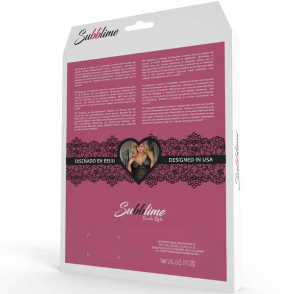 SUBBLIME - QUEEN PLUS MANCHES ÉVASÉES DENTELLE PEIGNOIR - – Image 4