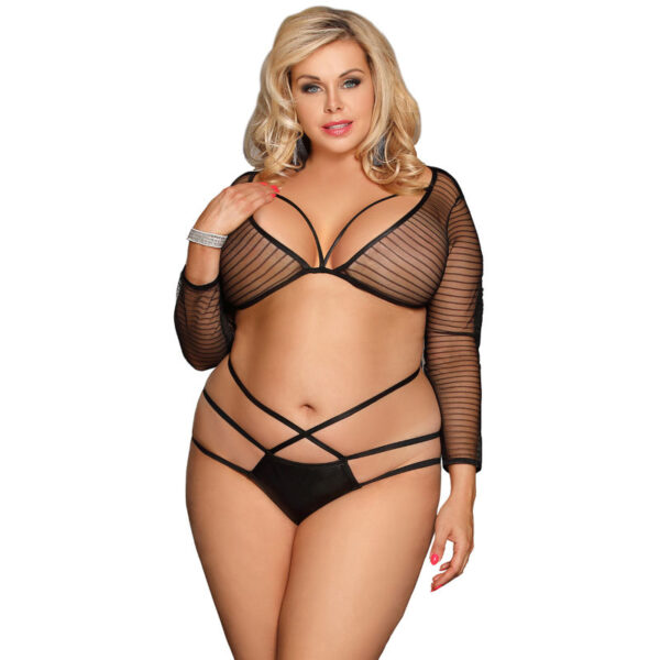 SUBBLIME - QUEEN PLUS ENSEMBLE TOP  STRAPPY ET CULOTTE -