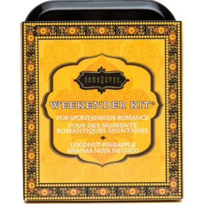 KAMASUTRA - WEEKENDER KIT EN BOÎTE COCO ET ANANAS -