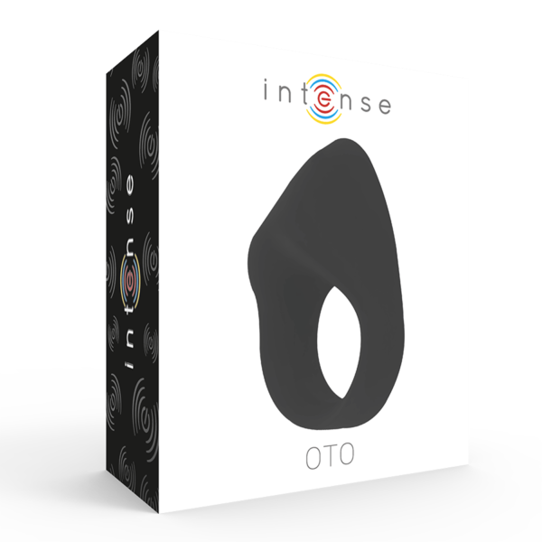 INTENSE - ANNEAU VIBRATEUR RECHARGEABLE NOIR OTO - – Image 6