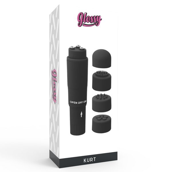 GLOSSY - MASSEUR DE POCHE KURT NOIR - – Image 4