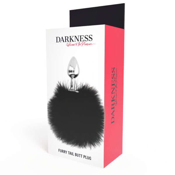DARKNESS - BOUCHON EXTRA ANAL AVEC QUEUE NOIR 7 CM - – Image 4