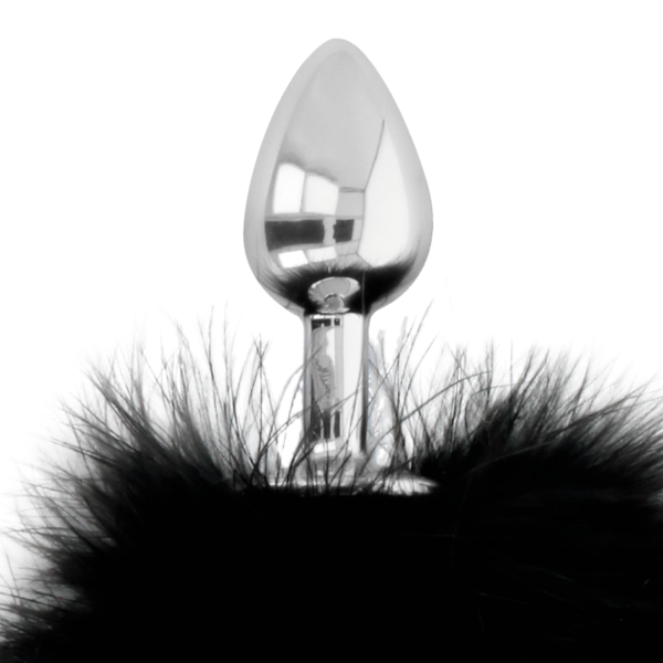 DARKNESS - BOUCHON EXTRA ANAL AVEC QUEUE NOIR 7 CM - – Image 3