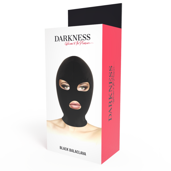 DARKNESS - MASQUE DE SOUMISSION BDSM BOUCHE ET YEUX NOIR - – Image 3