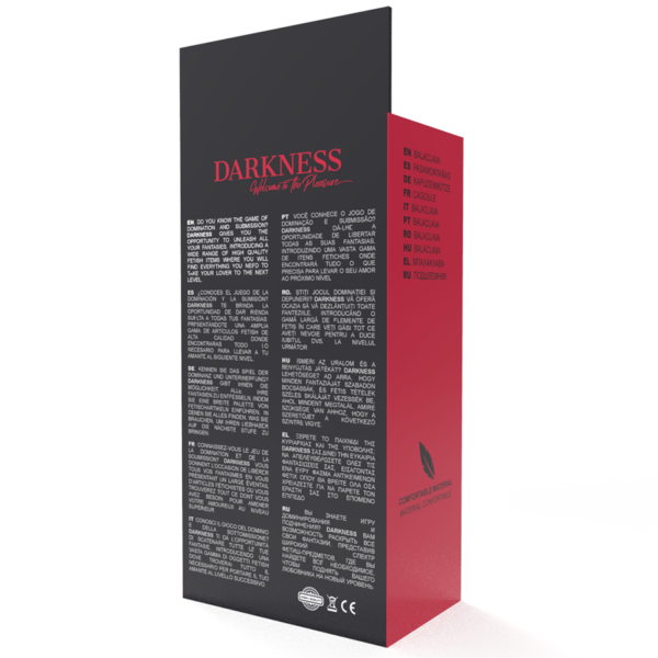 DARKNESS - MASQUE DE SOUMISSION NOIR - – Image 4