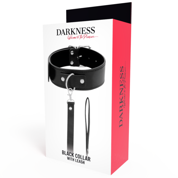 DARKNESS - COLLIER DE POSTURE AVEC CHAÎNE EN CUIR - – Image 5
