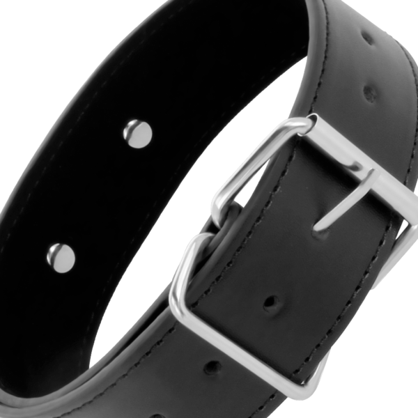 DARKNESS - COLLIER DE POSTURE AVEC CHAÎNE EN CUIR - – Image 3