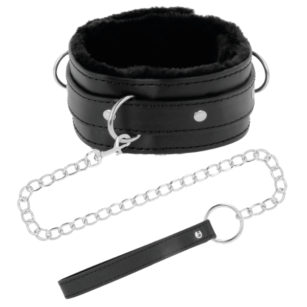 DARKNESS - COLLIER DE POSTURE CONFORTABLE AVEC CHAÎNE EN CUIR - – Image 2