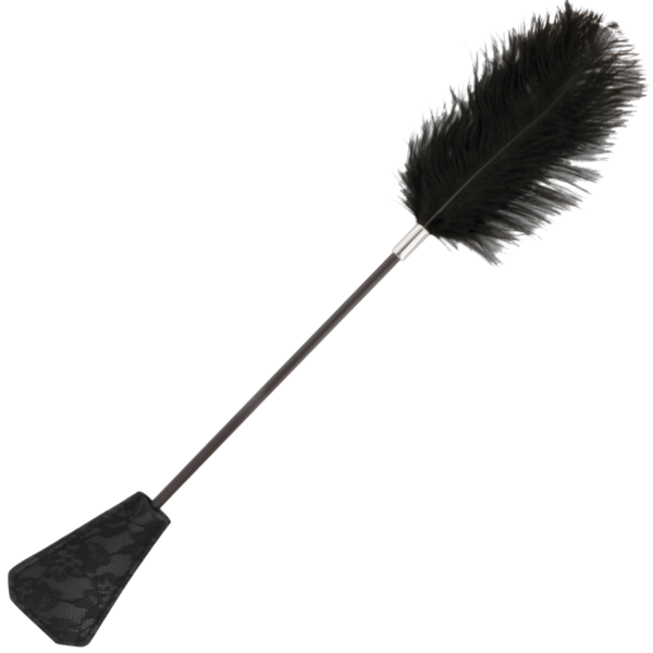 DARKNESS - FOUET PLUME DAMOUR NOIR 56 CM -